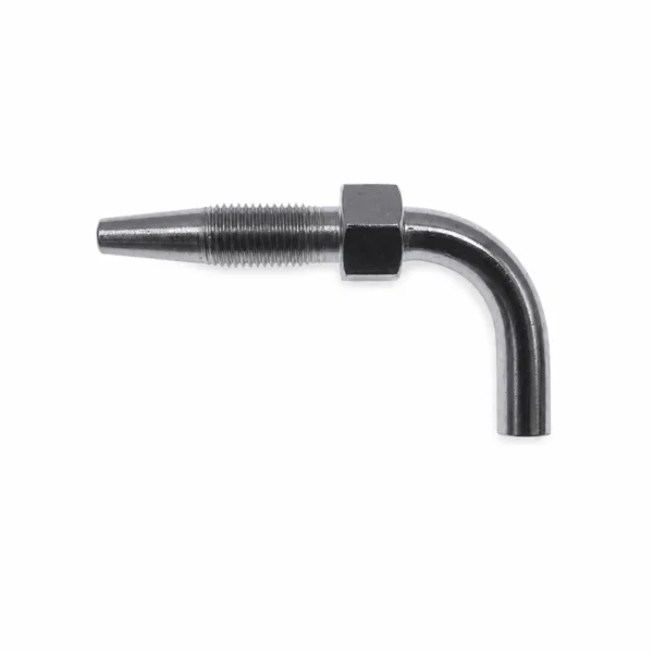 Slönguhólkur 90° 8 mm fyrir 11,3