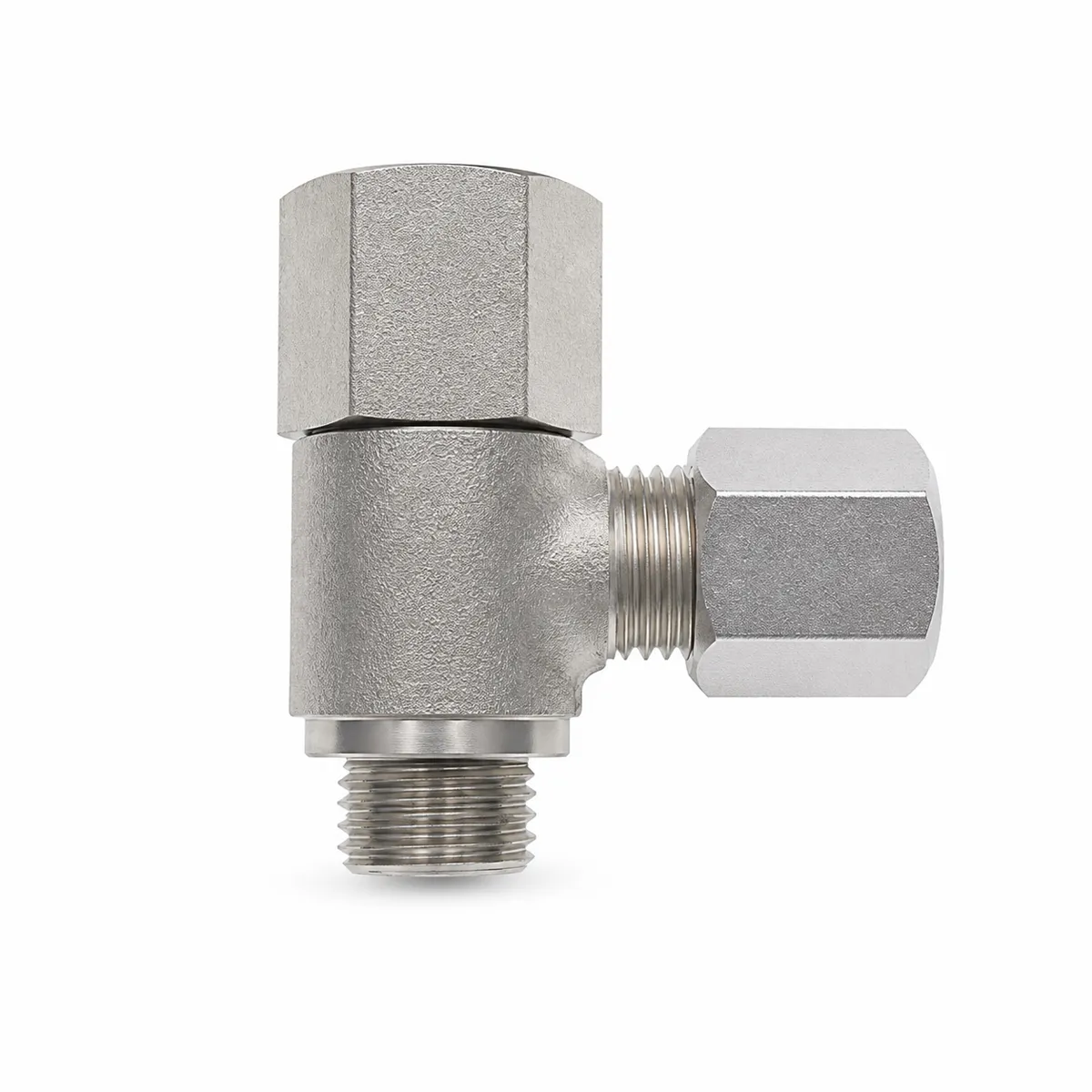 Té nippill banjó fyrir 6mm rör smurkopp