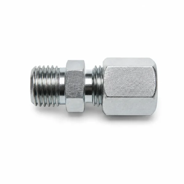 Nippill fyrir 6mm rör R1/8 beinn SS