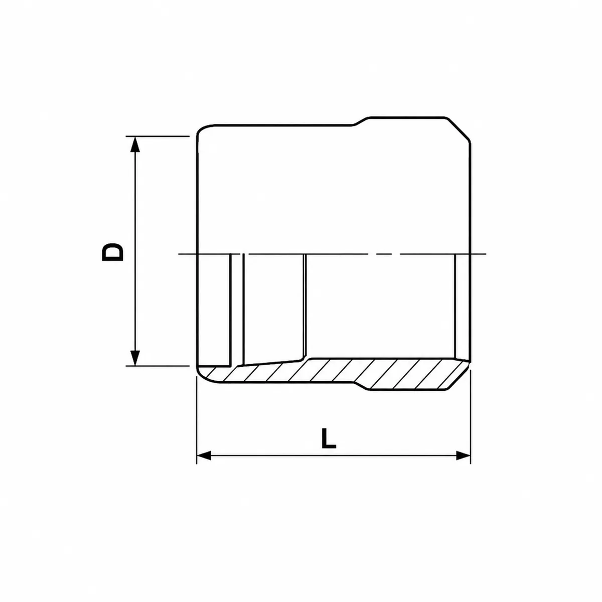 Krumpuhólkur fyrir 6mm ryðfrír - Image 2
