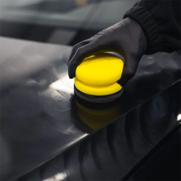 Púði K2 Wax Applicator fyrir bón – ásetning eða afþurrkun með púða eða klút á bíl