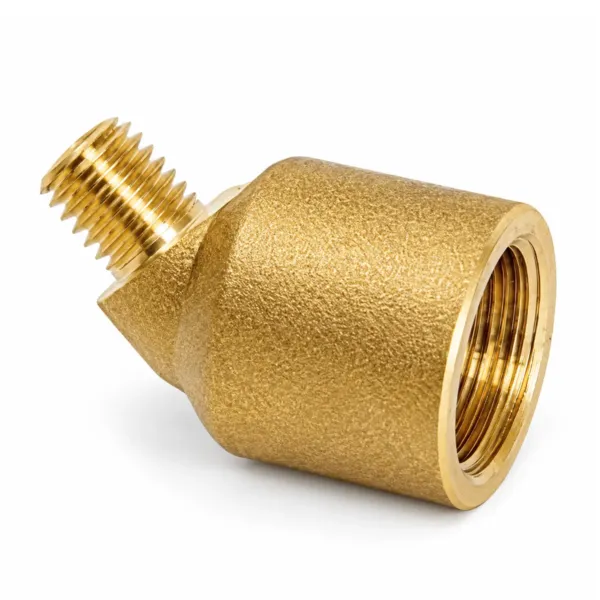 Perma hné 45° M6x1 karl G1/4" kona brass