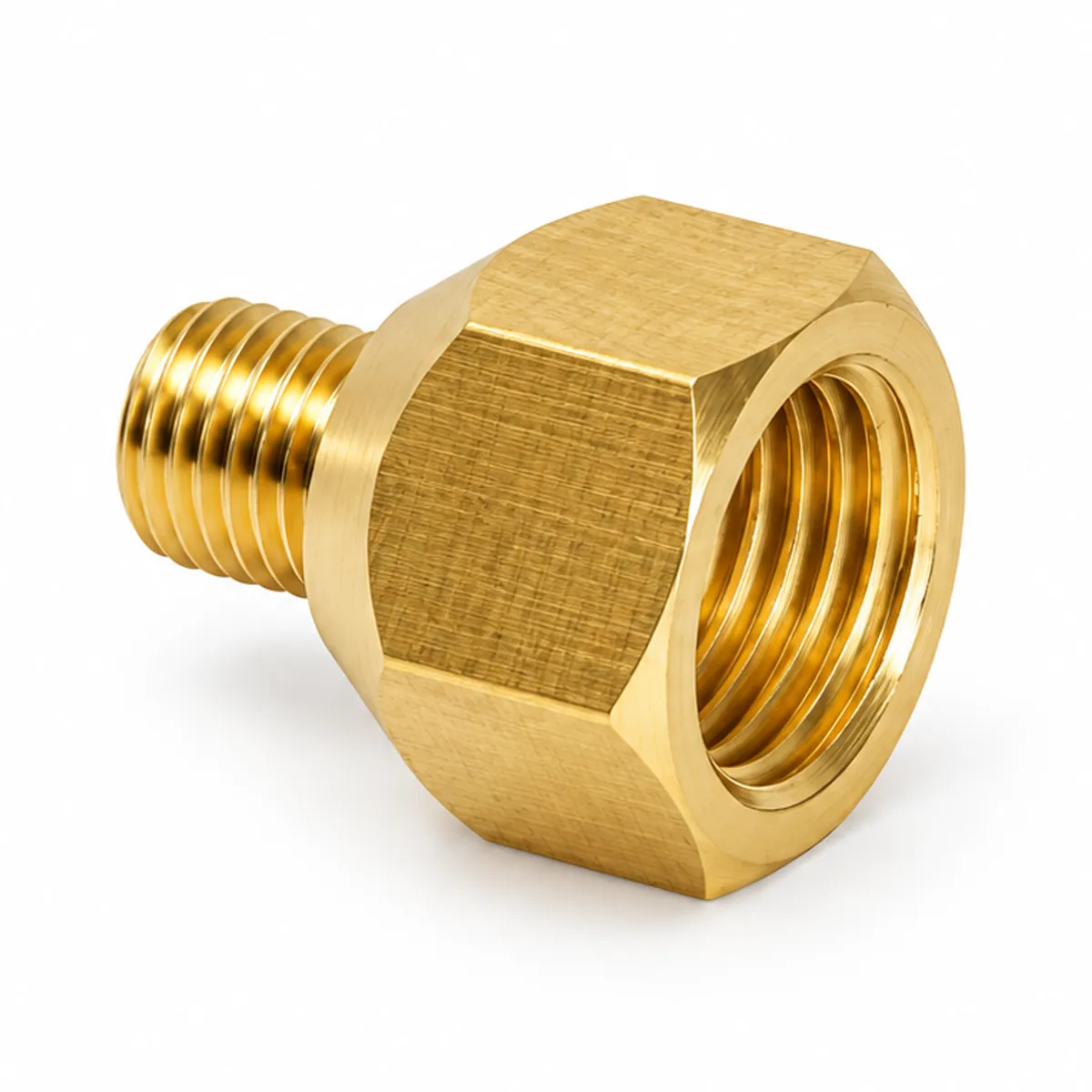 Perma minnkun M8 karl G1/4" kona brass