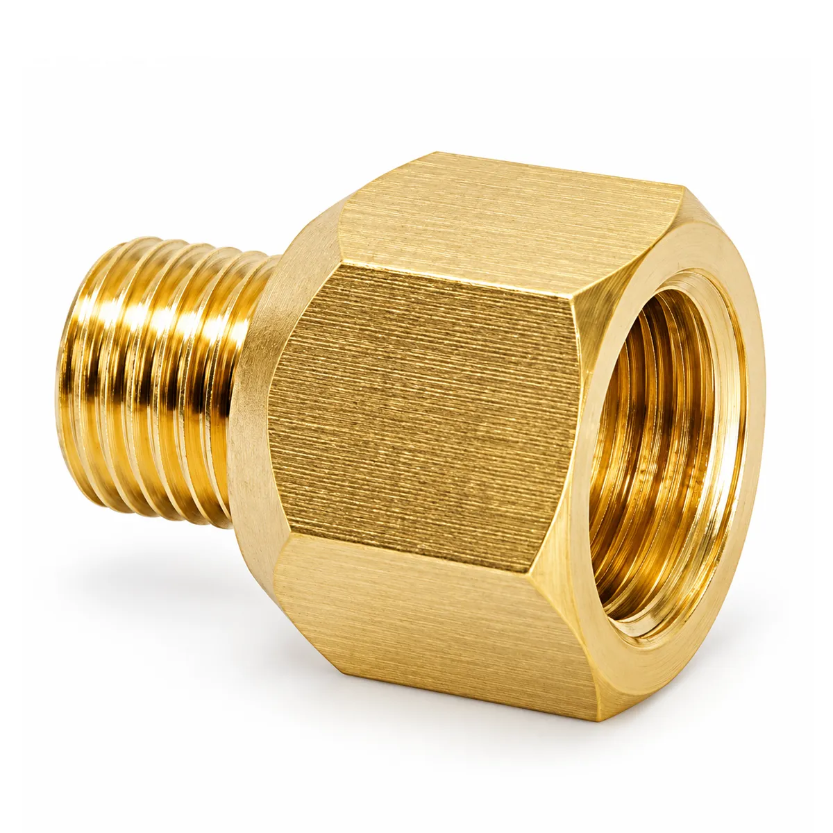Perma minnkun M10 karl G1/4" kona brass