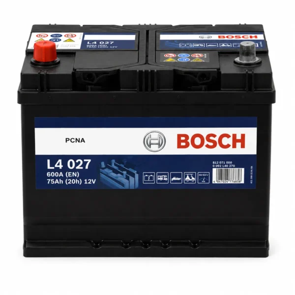 Rafgeymir Bosch / neyslugeymir 12V  75Ah