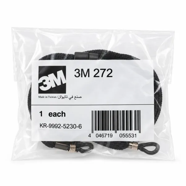 3M 272 Premium svart gleraugnaband — í umbúðum
