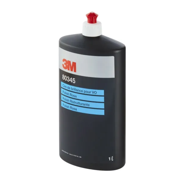 3M Polish Rosa 80345, 1 L flaska séð á ská að framan