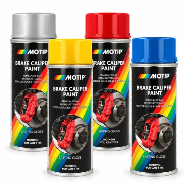 Fjórir MOTIP Brake Caliper Paint bremsudælulakksbrúsar