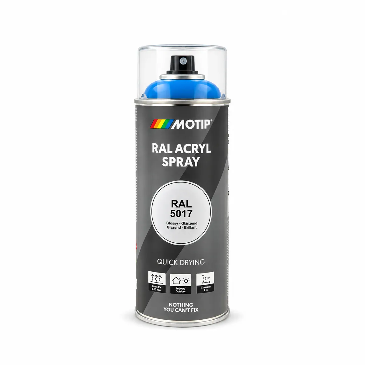 RAL-5017 lakk sprey Traffic Blue glans