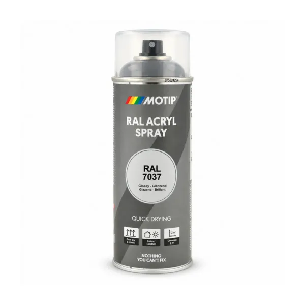 RAL-7037 lakk sprey grátt glans 400ml