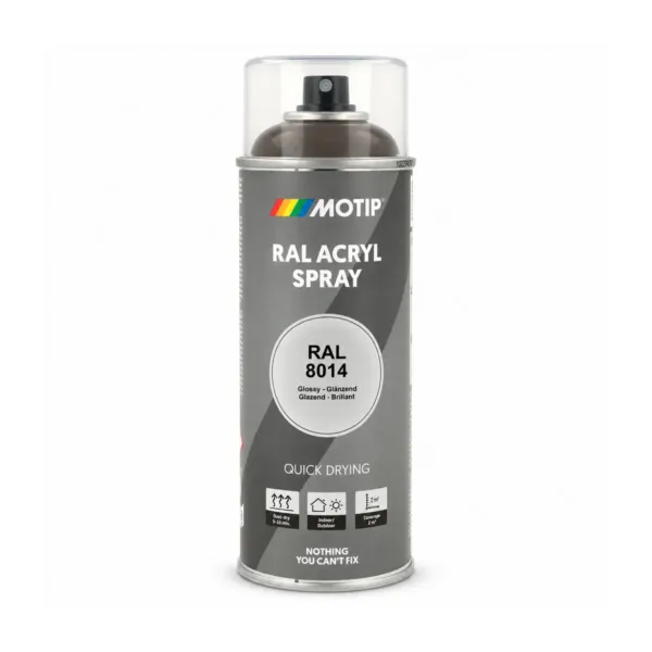 RAL-8014  lakk sprey brúnt glans