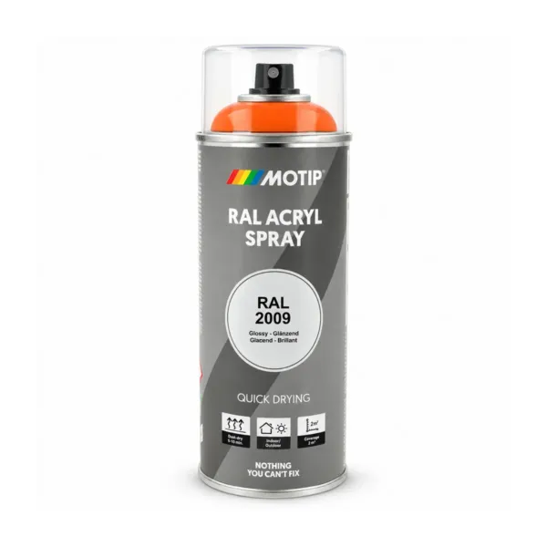 RAL-2009 lakk sprey Traffic Orange