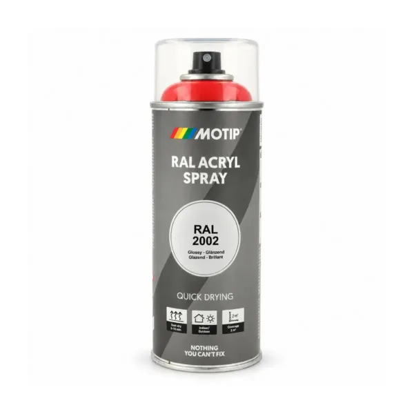 RAL-2002 lakk sprey Blood Orange glans