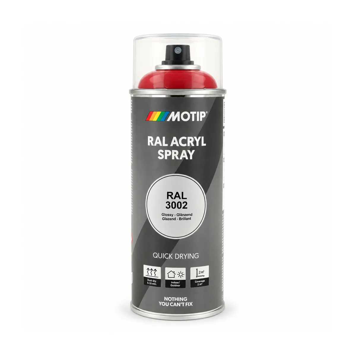 RAL-3002 lakk sprey Carmine Red glans