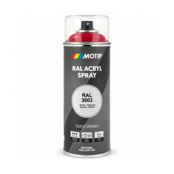 RAL-3003 lakk sprey Ruby Red glans