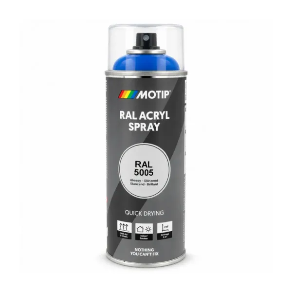 RAL-5005 lakk sprey Signal Blue glans