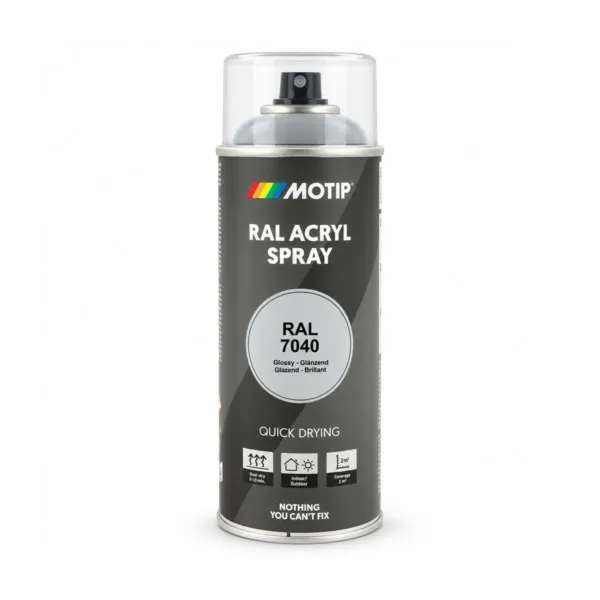 RAL-7040 lakk sprey Window Grey glans