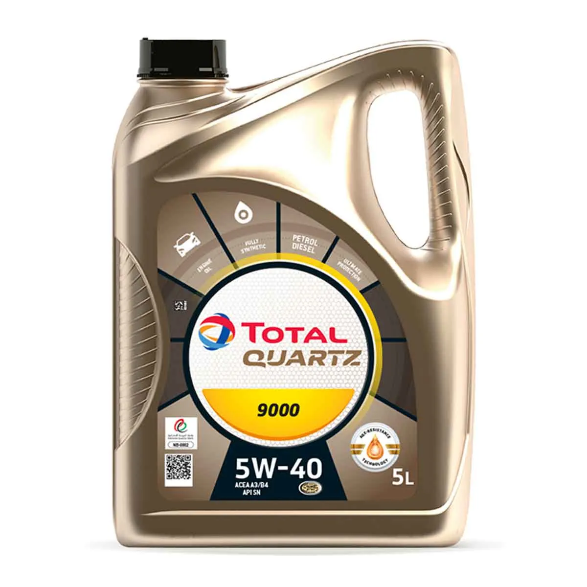 TotalEnergies Quartz 9000 5W-40 smurolía 5L
