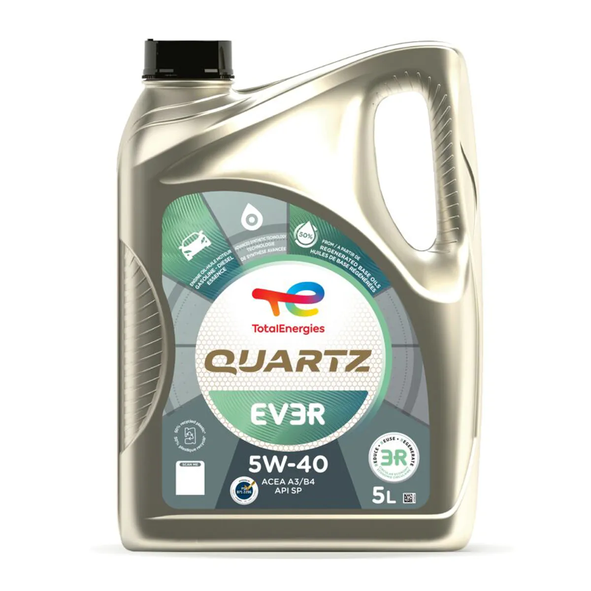 5W-40 Quartz EV3R smurolía