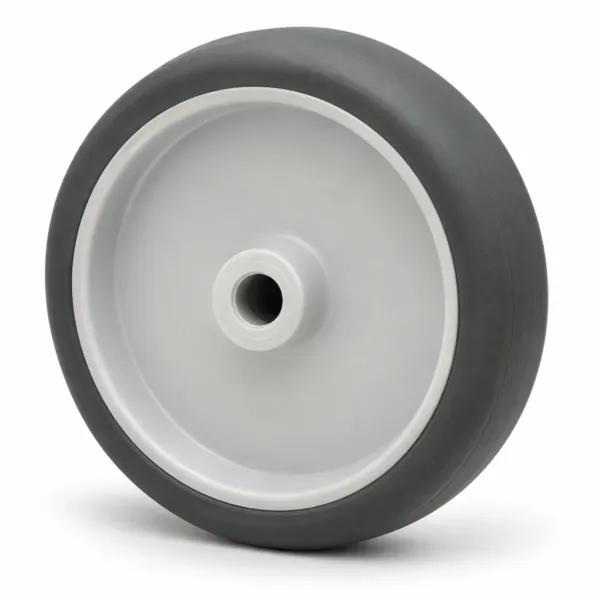 Stakt hjól 75mm 50 kg grátt