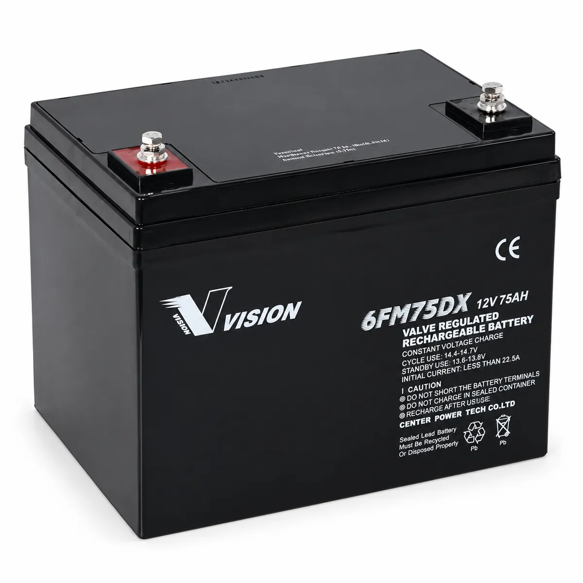 Rafgeymir Vision FM AGM 12V 75Ah