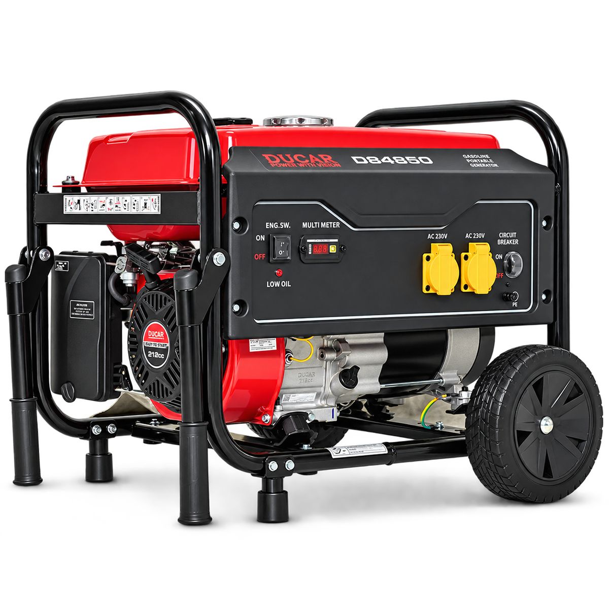 Rafstöð Ducar bensín 3Kw 212Cc