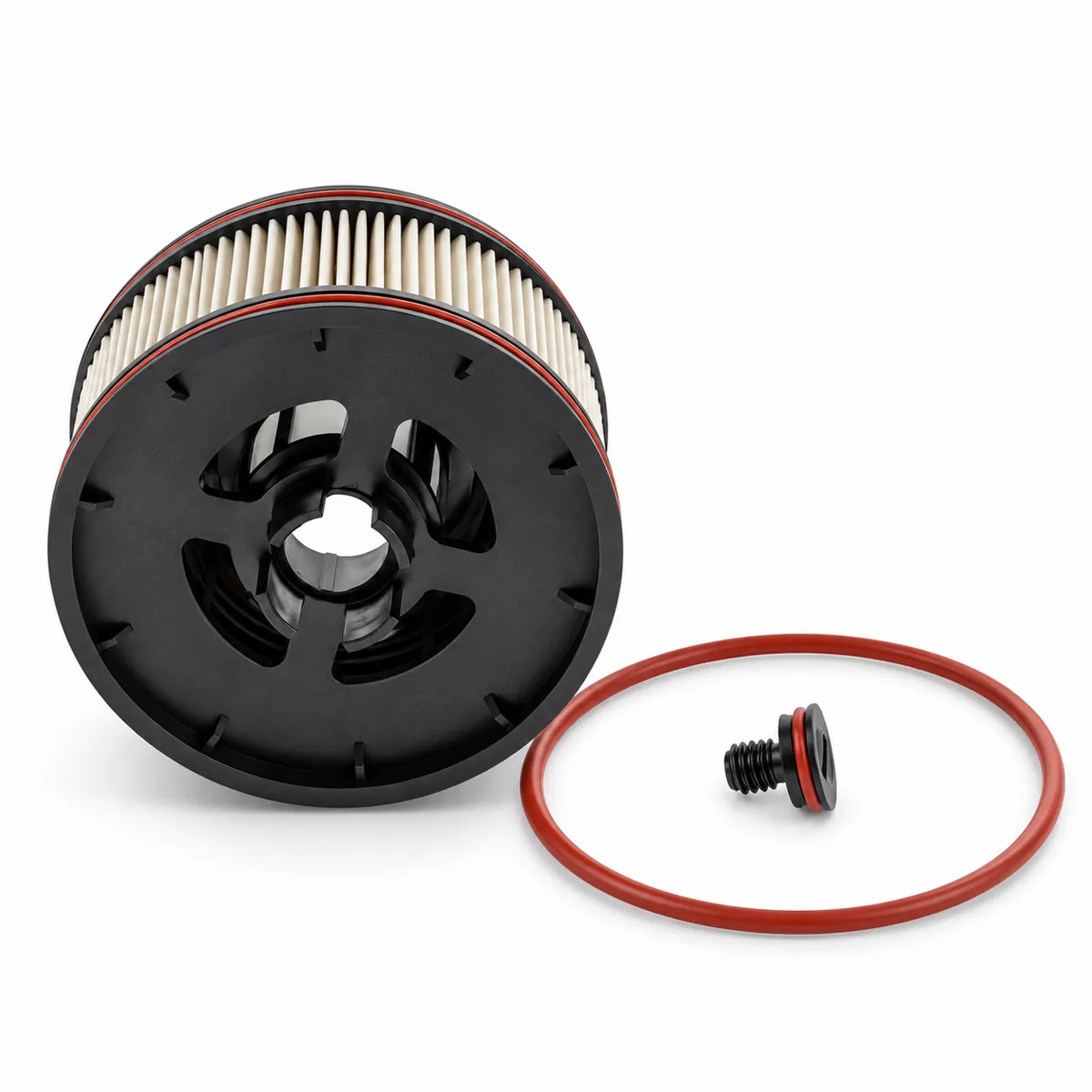 Bosch N2406 séð frá botni ásamt þéttihring og lokhlut